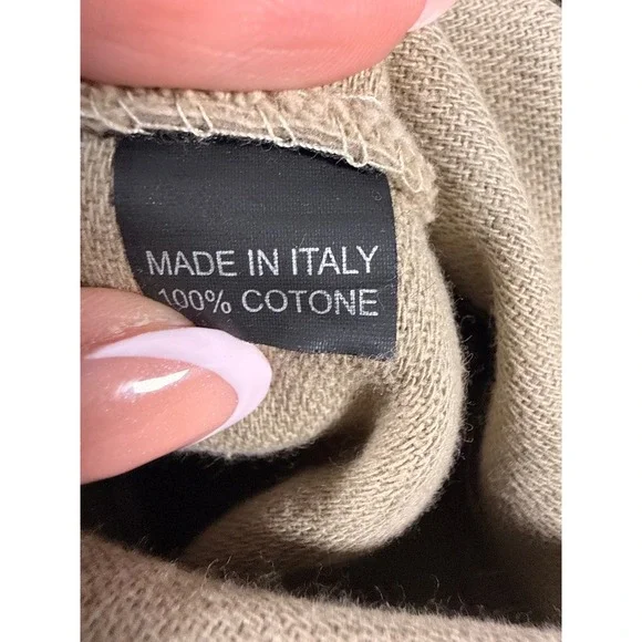 Bottega Veneta Tan Cotton Drawstring Dust Bag 18X14.75 Made in Italy - Picture 5 of 6